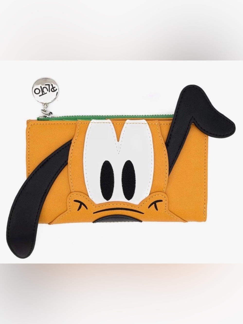 NWT Loungefly Disney Pluto cosplay flap wallet